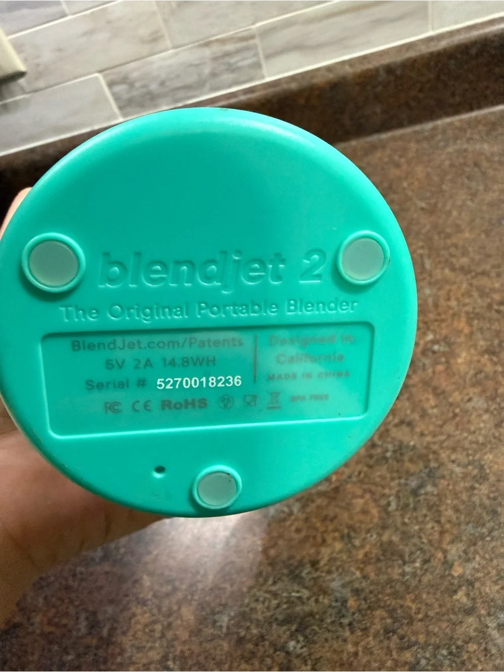 BlendJet 2 Portable Personal Blender - Teal